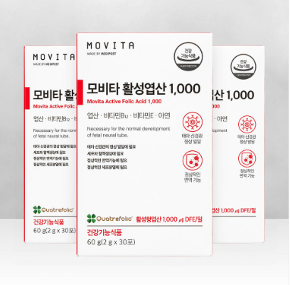 [국민88] 모비타 활성엽산 1000