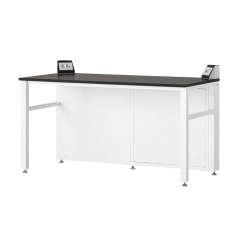 [EM-ST 2100C Series] 콘센트형 벽면실험대 (조합형) / EUM (돌출콘센트 2ea, 이동서랍 미포함)