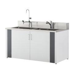 [EM-WT 2100 Series]중이조 싱크대 / EUM (3구수전 1ea, 냉온수수전 1ea)