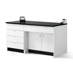 [LSW-2100 Series] 콘센트형 벽면실험대 / EUM (돌출콘센트, 좌서랍형)