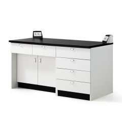 [LSW-2200 Series] 콘센트형 벽면실험대 / EUM (돌출콘센트, 우서랍형)