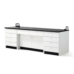 [LSW-2300 Series] 콘센트형 벽면실험대 / EUM (돌출콘센트, 양서랍형)