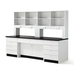 [LSW-3300 Series] 시약대형 벽면실험대 / EUM (2단시약대, 양서랍형)