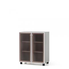 [LMW-4008] 목재 시약장 / EUM (800 x 450 x 955mm, 유리문)