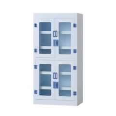 [PMW-2009] PP 시약장 / EUM (900 x 450 x 1800mm, 상하부 유리문)