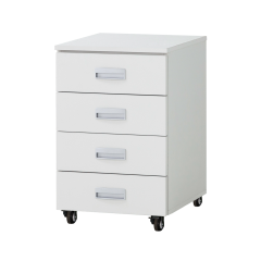 [LDW-1145] [목재] 이동서랍장 / EUM (450 x 500 x 705mm, 4단 서랍)