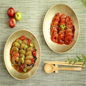 1+1 깐새우장 300g + 300g  / 간장,양념으로 둘다 맛볼수있는 순살 새우장 !