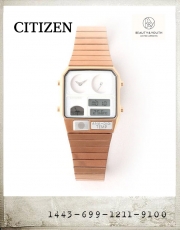 BEAUTY&YOUTH X CITIZEN ANA-DIGI TEMP/비유티앤유스 X 시티즌 아나디지템프 (재입고)