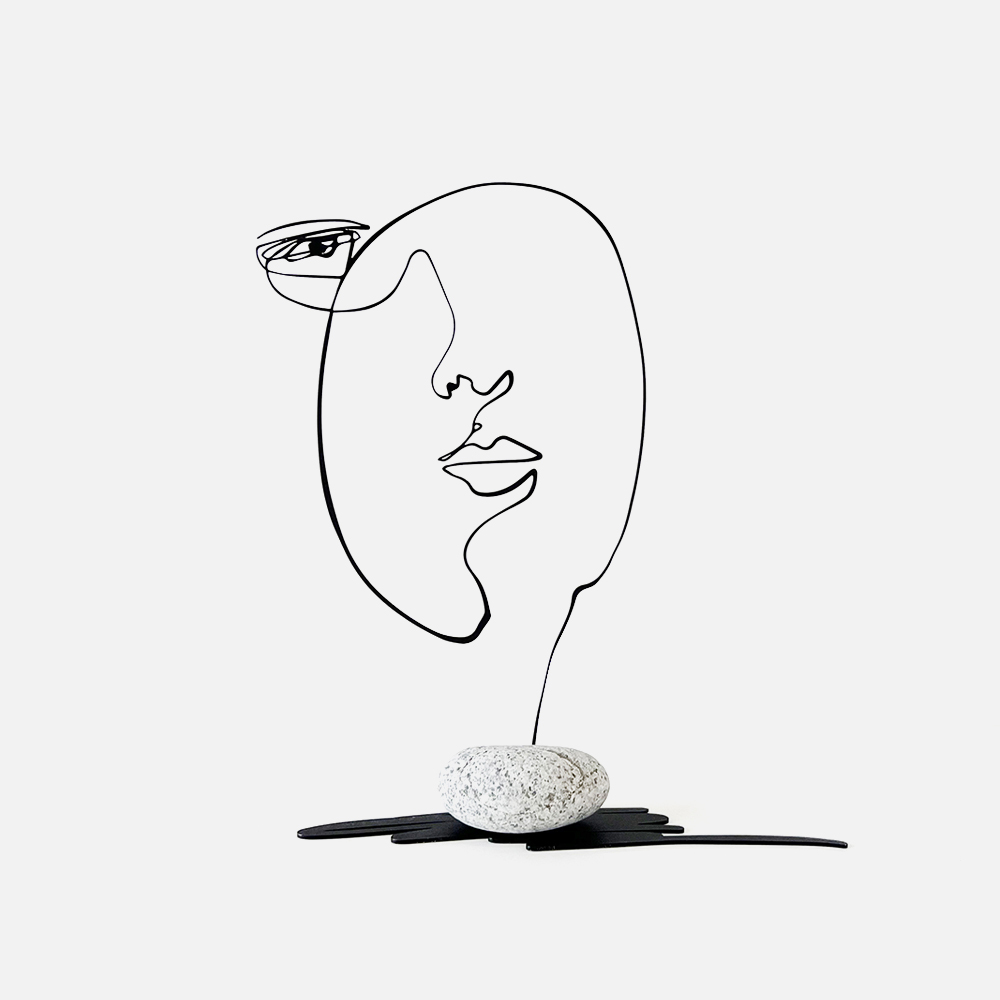 더닷 인테리어 오브제 드로잉 라인 - 드로잉 She