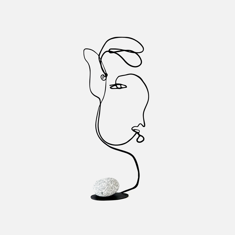 더닷 인테리어 오브제 드로잉 라인 - 드로잉 Madam