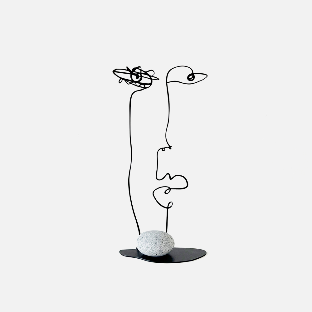 더닷 인테리어 오브제 드로잉 라인 - 드로잉 See you
