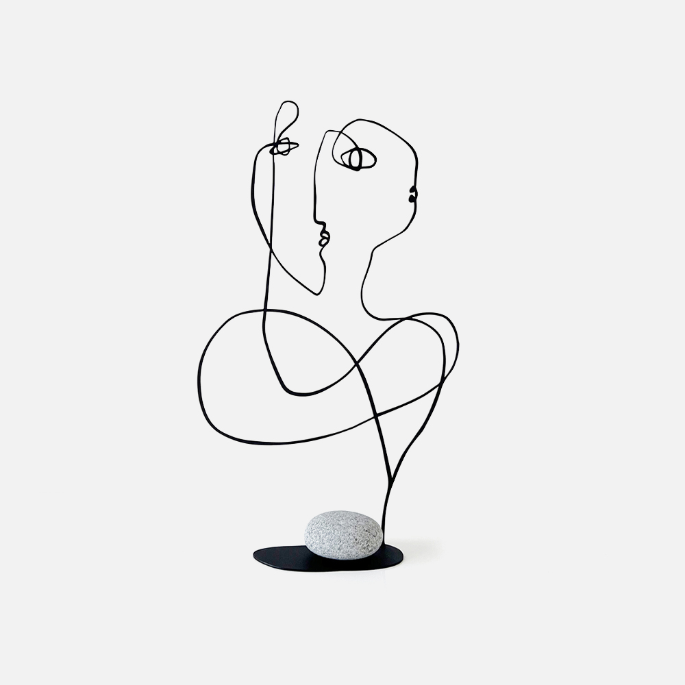 더닷 인테리어 오브제 드로잉 라인 - 드로잉 See me