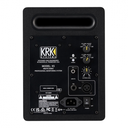 [모니터 스피커] KRK KREATE 5 크리에이트5 5인치 블루투스 모니터 스피커 1통(Single)
