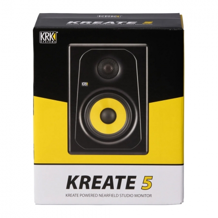 [모니터 스피커] KRK KREATE 5 크리에이트5 5인치 블루투스 모니터 스피커 1통(Single)