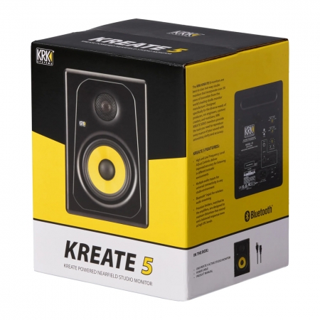 [모니터 스피커] KRK KREATE 5 크리에이트5 5인치 블루투스 모니터 스피커 1통(Single)