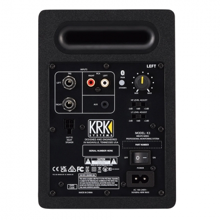 [모니터 스피커] KRK KREATE 3 크리에이트3 3.5인치 블루투스 모니터 스피커 1조 (Pair)