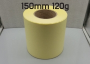 120g 단면 황색 롤이형지 (150mm x 100m) 박리지 / 박테컷 / 박테붙이는 용지