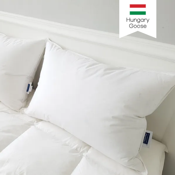 헝가리 구스베개솜(솜털80%)