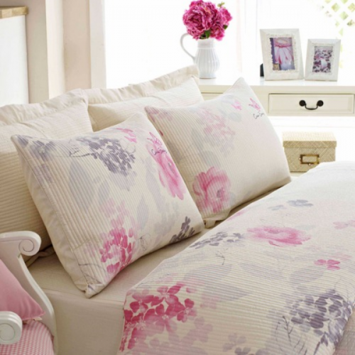 [1+1]정(庭) 40수 트윌 광목 누비 베개커버(50X70)2장