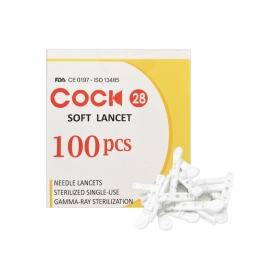 쿡 소프트란셋 28G 100pcs(아큐첵 호환)