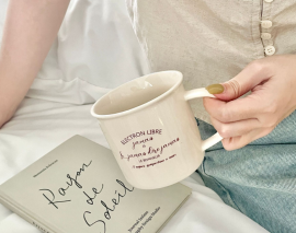 르보네르 레터링 머그컵 세라믹컵 예쁜컵 350ml