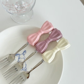 리본 커틀러리 선물세트 디너 홈카페 스푼 포크 나이프 3p 집들이 선물