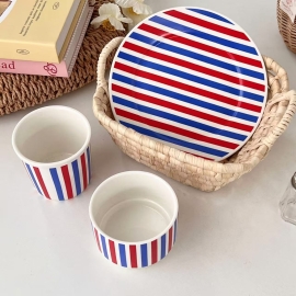 레인보우 시리즈 세라믹 홈카페  라떼 아이스아메리카노잔 350ml