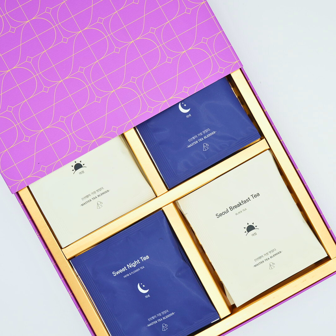 호텔 데일리 티백 선물세트 서울블랙퍼스트&스위트 나이트 16티백