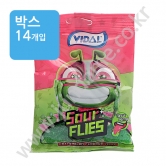 (박스)비달 사우어 플라이 워터멜론향 젤리 80g