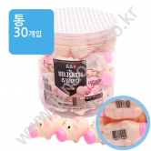 행사) (통) 미니돼지모양 츄잉캔디 8g