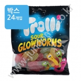 (박스)트롤리 사우어글로우웜즈 100g(24입)