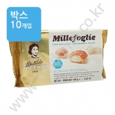 (박스)비첸지 밀레포글리에 퍼프패스트리 화이트초콜릿맛 [밀크크림] 100g
