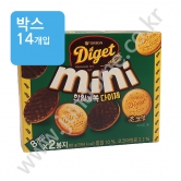 (박스)오리온 다이제 미니 초코맛 80g(2P)  [28059]