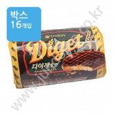 (박스)오리온 다이제초코(롤)  225g  [27989]