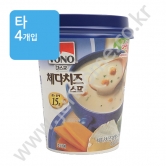 (타) 보노(VONO) 체다치즈스프(컵) 21g(4입)