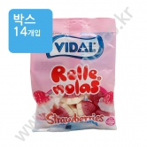 특가)(박스) 비달 스트로베리즈 위드 크림향 젤리 75g