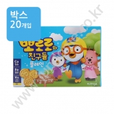 (박스) 빙그레 뽀로로와친구들 플레인 비스킷 65g
