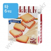(타) 랑그리 바닐라향크림 샌드 132g x 6개 묶음판매
