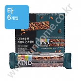 특가)(타) 비카인드 다크초콜릿 씨솔트 견과류바 240g(40g x 6개)