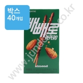 (박스) 롯데 빼빼로 [아몬드] 37g  [디자인랜덤]