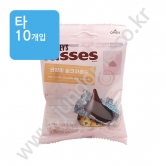 (타) 롯데 허쉬 [키세스 크리미 밀크아몬드] 52g * 10입