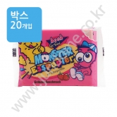 행사)(박스) 호크 [종이모양] 과자 딸기향 25g(색종이과자)