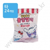(타) 산리오캐릭터즈 둥글둥글 롤업젤리 딸기&블루베리향 40g