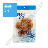 (묶음) 국제유통) 안주의발견 구운 한입 쥐포 40g x 5봉묶음