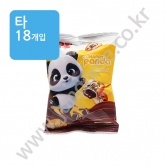 (타) 해피 팬다 (소포장)초콜릿크림맛 20g x 18개(1타)