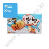 (박스) 오리온 쫀득쫀득 참붕어빵 [우유슈크림맛] 232g [00102]