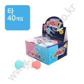 (타)유앤아이) 딸기향포도향 반쪽캔디 13g