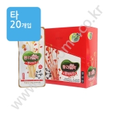 (타)설곤약) 향라범벅 팽이버섯 [향라맛] 20g(빨강)
