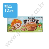 (박스) 롯데 카스타드 피넛버터맛 138g (메이플스토리)