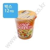 (박스) 닛신 컵누들 [씨푸드 커리맛] 71g(컵라면)